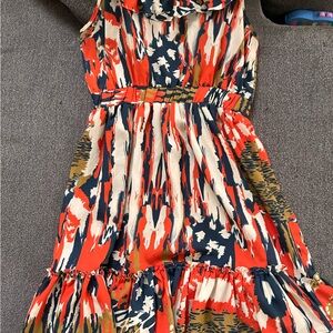 Multi color women’s dress SMALL